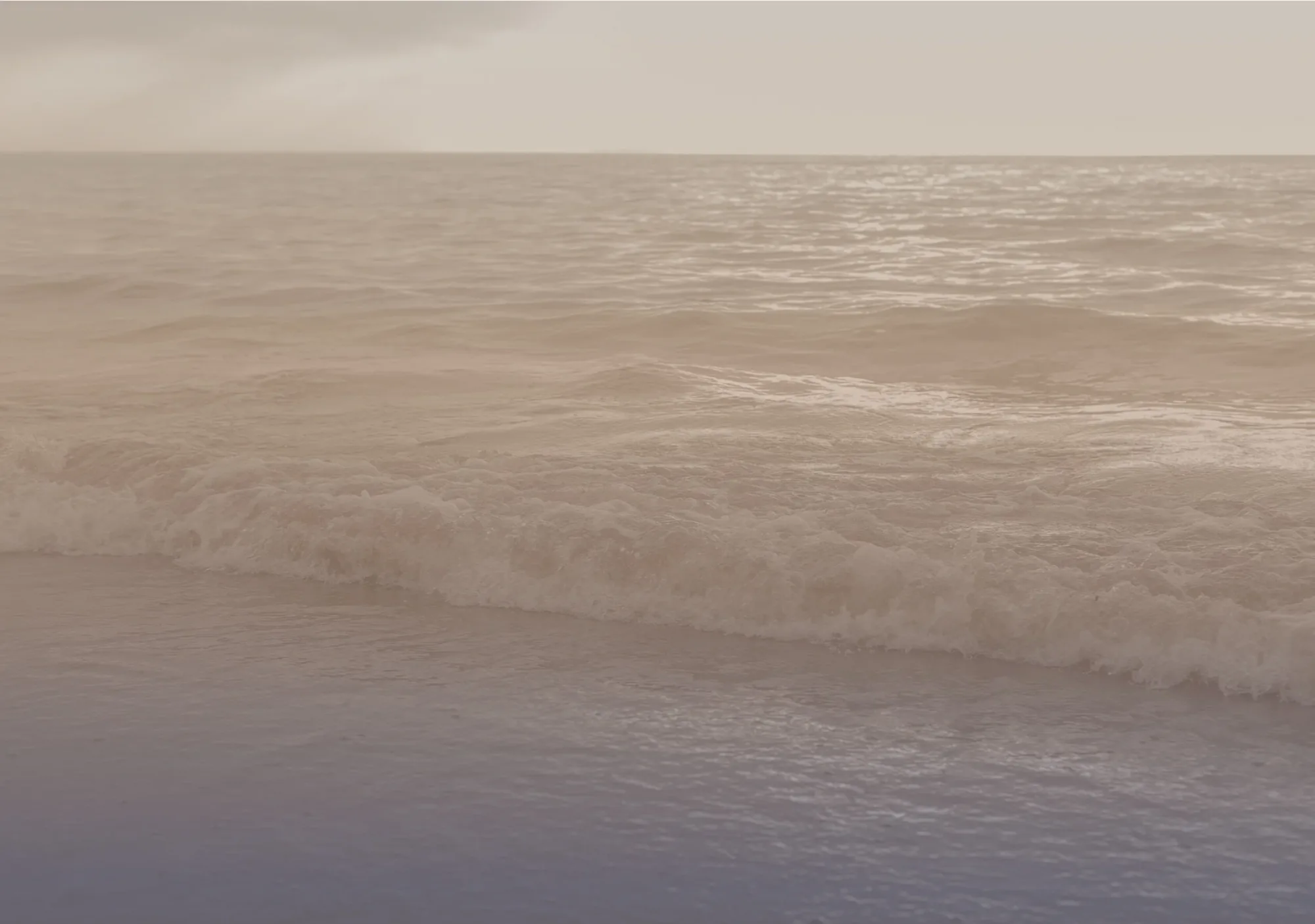 Calm water at dusk