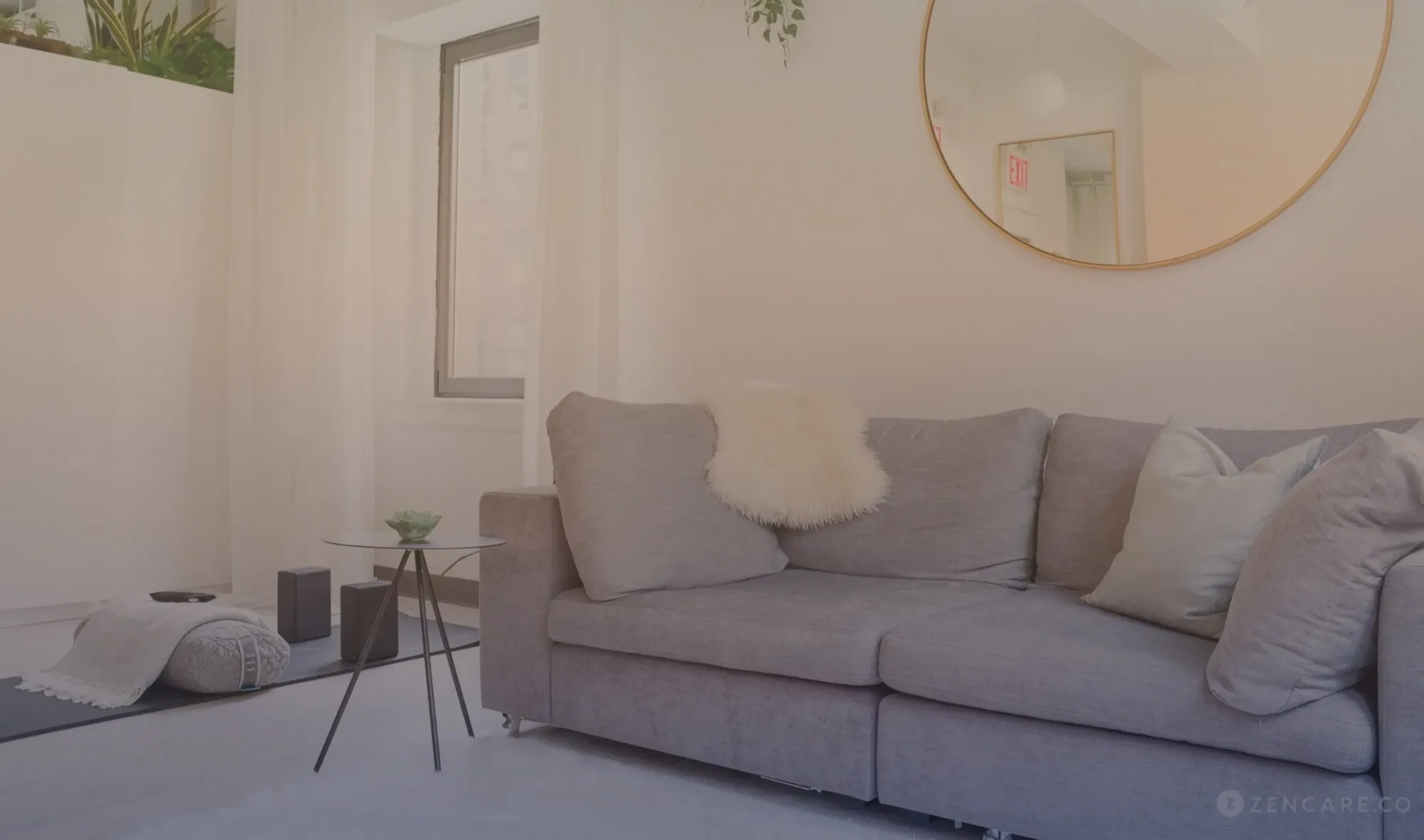A calm, light-filled room at Repose