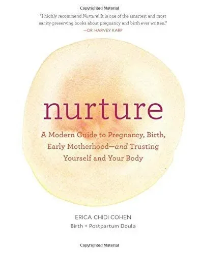 Cover of Nurture: A Modern Guide to Pregnancy, Birth, Early Motherhood and Trusting Yourself and Your Body by Erica Chidi